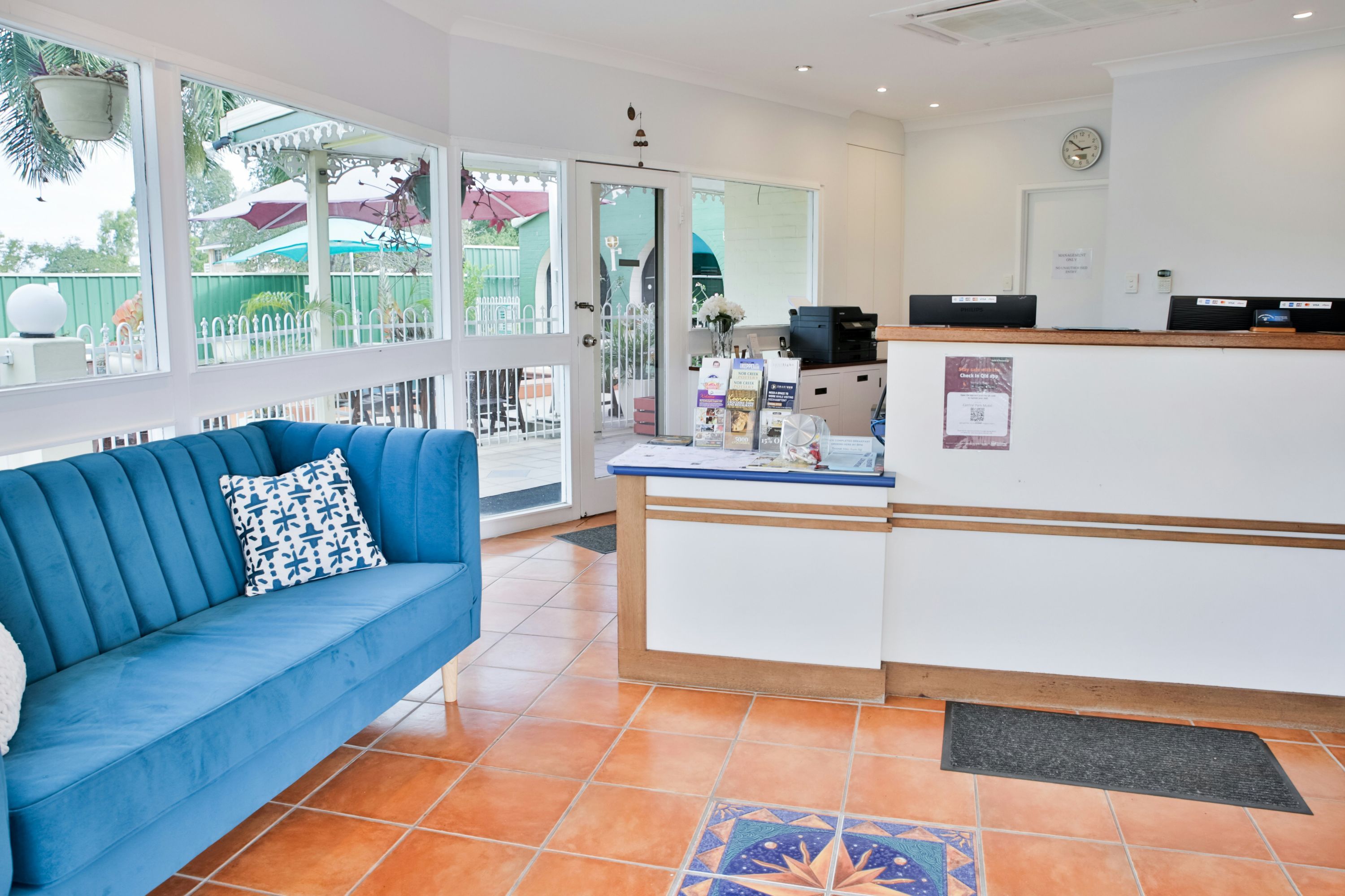 Front desk