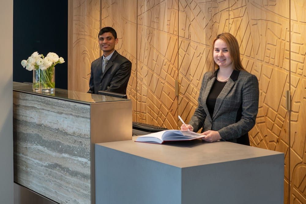 Front desk