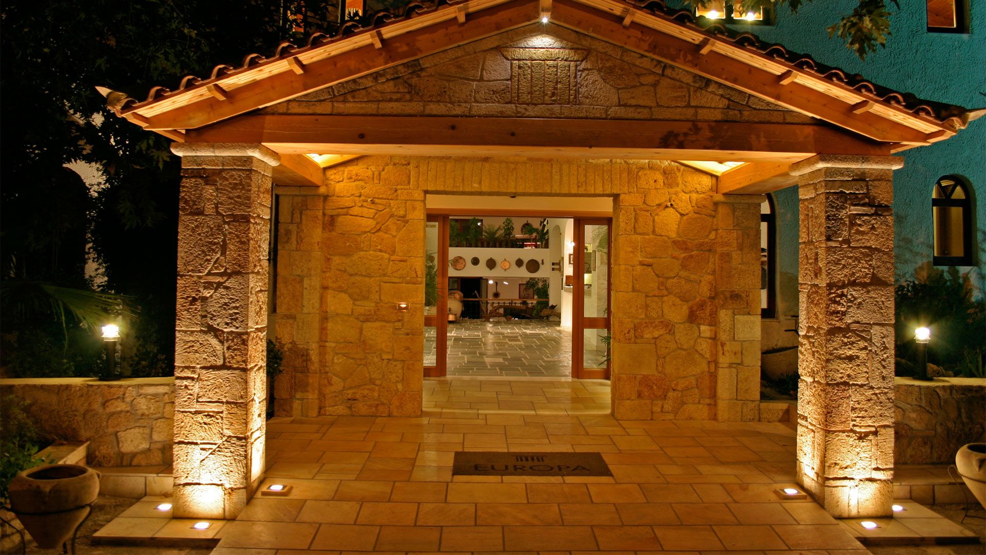 Hotel entrance